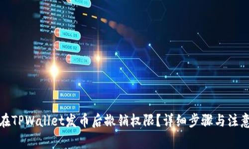 如何在TPWallet发币后撤销权限？详细步骤与注意事项