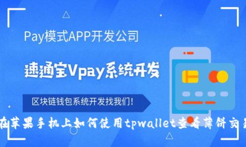 在苹果手机上如何使用tpwallet查看薄饼交易